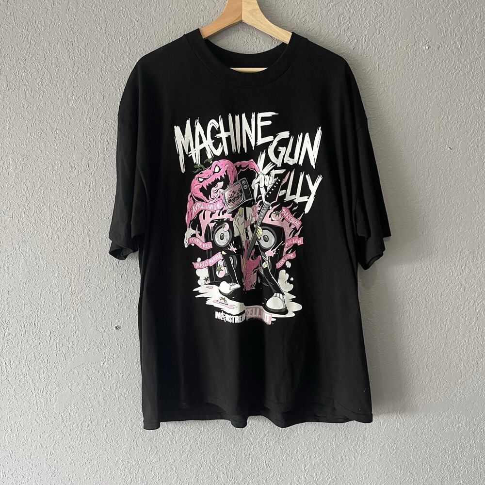 2022 Machine Gun Kelly Mainstream Sellout Tour Tshirt Mens 2XL Music Graphic Tee